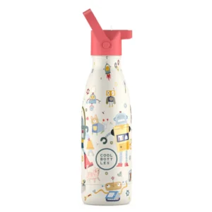 Botella acero Cool Bottles Robots 350ml
