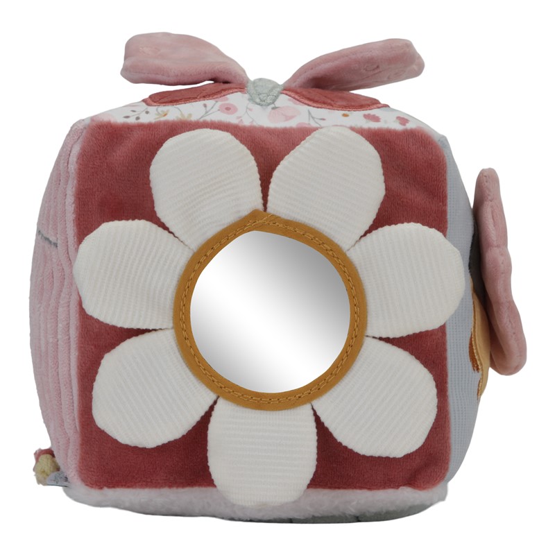 Cubo blandito de actividades flores y mariposas Little Dutch - Imagen 3