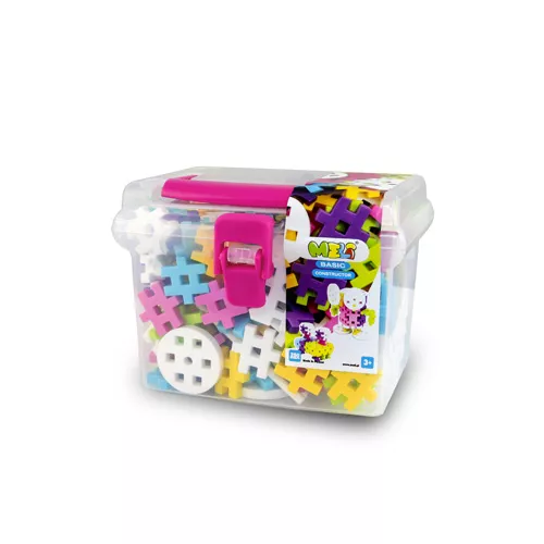 MELI basic 250pcs TRAVEL BOX CONSTRUCTOR PINK
